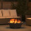 VidaXL vidaXL Fire Pit Black 75 x 75 x 28 cm Steel 4