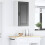 VidaXL vidaXL Dishwasher Panel Black 40 x 31 x 80 cm Engineered Wood 4