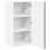 VidaXL vidaXL Dishwasher Panel Black 40 x 31 x 80 cm Engineered Wood 5