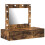 VidaXL vidaXL Dressing Table Brown 83 x 40 x 70 cm Engineered Wood 2