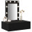 VidaXL vidaXL Dressing Table Black 60 x 40 x 70 cm Engineered Wood 3