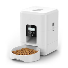 Automatic Cat Feeder 2L Automatic Pet Feeders for Cats and Dogs Cat Food Dispenser for Dry Food Timed Cat Feeders (EU),A