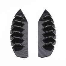 Front Headlights Grille Vent Trim Cover for Tahoe Suburban 2021-2023 Accessories ABS Carbon Fiber