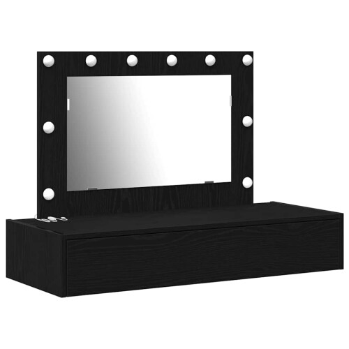 VidaXL vidaXL Dressing Table Black 100 x 40 x 70 cm Engineered Wood 1