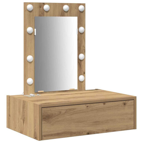 VidaXL vidaXL Dressing Table Brown 60 x 40 x 70 cm Engineered Wood 1