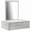 VidaXL vidaXL Dressing Table with Drawer Grey 60 x 40 x 70 cm Engineered Wood 2