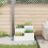 VidaXL vidaXL Garden Planter White 100 x 100 x 60 cm Steel 4