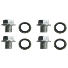 Car Engine Oil Pan Drain Plug Bolt LFE5-10-404 for 3 2004-2013 BK BL 6 2002-2012 GG GH 5 CX-30 4PCS