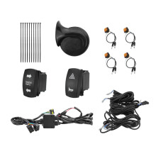 Universal UTV Horn Set with LED Turn Signal Lights& Relay for Can Am X3