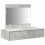 VidaXL vidaXL Dressing Table with Drawer Grey 83 x 40 x 70 cm Engineered Wood 2