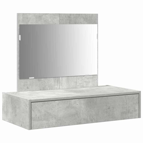 VidaXL vidaXL Dressing Table with Drawer Grey 83 x 40 x 70 cm Engineered Wood 1
