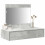VidaXL vidaXL Dressing Table with Drawer Grey 83 x 40 x 70 cm Engineered Wood 3