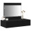VidaXL vidaXL Dressing Table Black 83 x 40 x 70 cm Engineered Wood 3
