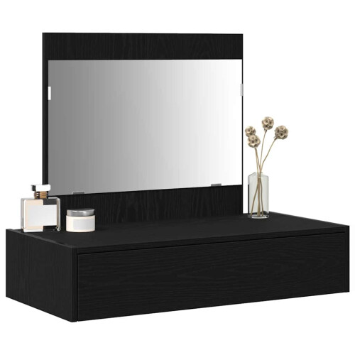 VidaXL vidaXL Dressing Table Black 83 x 40 x 70 cm Engineered Wood 2