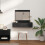 VidaXL vidaXL Dressing Table Black 83 x 40 x 70 cm Engineered Wood 4