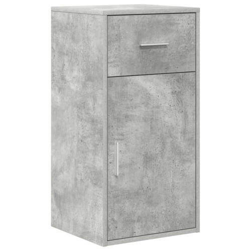 VidaXL vidaXL Sideboard with Drawer Concrete Grey 38 x 34 x 75 cm 1