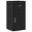 VidaXL vidaXL Sideboard with Drawer Black Oak 38 x 34 x 75 cm 2
