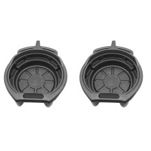 2X Bandeja de Drenaje de Aceite de 7,5L, Tanque Colector de Aceite de Motor de Desecho, Caja de Cambios,para Reparar, Herramienta para Cambio de