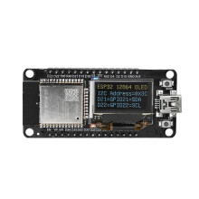 ESP32 ESP-WROOM-32D WIFI Development Board CH340 with 0.96 OLED Screen Yellow Display -USB