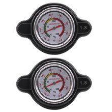 High Pressure Radiator Cap with Temperature Gauge, 1.8 Bar Radiator Cap 25.6Psi for , , ,