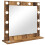 VidaXL vidaXL Vanity Mirror Rectangular with Mirror Old Wood 60 x 55 x 18 cm 2
