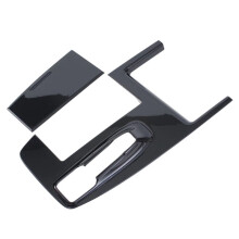 Central Control Gear Shift Panel Cover Trim for Alphard Vellfire 2024 Accessories Black RHD