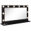 VidaXL vidaXL Vanity Mirror Rectangular with Mirror Black Oak 80 x 45 x 18 cm 2