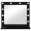 VidaXL vidaXL Vanity Mirror Rectangular with Mirror Black Oak 60 x 55 x 18 cm 4