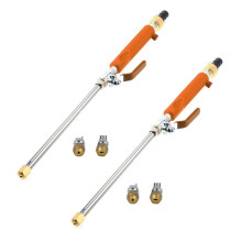 Orange Trädgårdsslang Power Washer Uppgraderat Munstycke, Högtrycksvattenverktyg, Utrustat med 2 Olika Munstycken