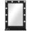 VidaXL vidaXL Vanity Mirror Rectangular with Mirror Black Oak 70 x 50 x 18 cm 4