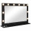 VidaXL vidaXL Vanity Mirror Rectangular with Mirror Black Oak 80 x 15 x 18 cm 2
