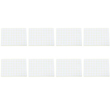 8X, 19mm Circles Round Code Stickers Self Adhesive Sticky Labels White