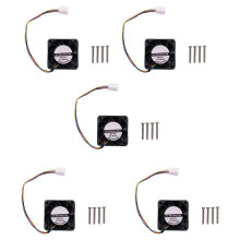 5X for Jetson Cooling Fan 5V, 4PIN Reverse-Proof,PWM Speed Adjustment, Strong Cooling Air