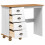 VidaXL vidaXL Writing Desk ASKIM White 95 x 40 x 75 cm Solid Pine Wood 2