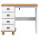 VidaXL vidaXL Writing Desk ASKIM White 95 x 40 x 75 cm Solid Pine Wood 5