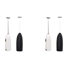 4 Pcs Handheld Milk Frother Electric Drink Mixer with Stainless Steel Whisk for Drink,Hot Chocolate,Coffee,Milk
