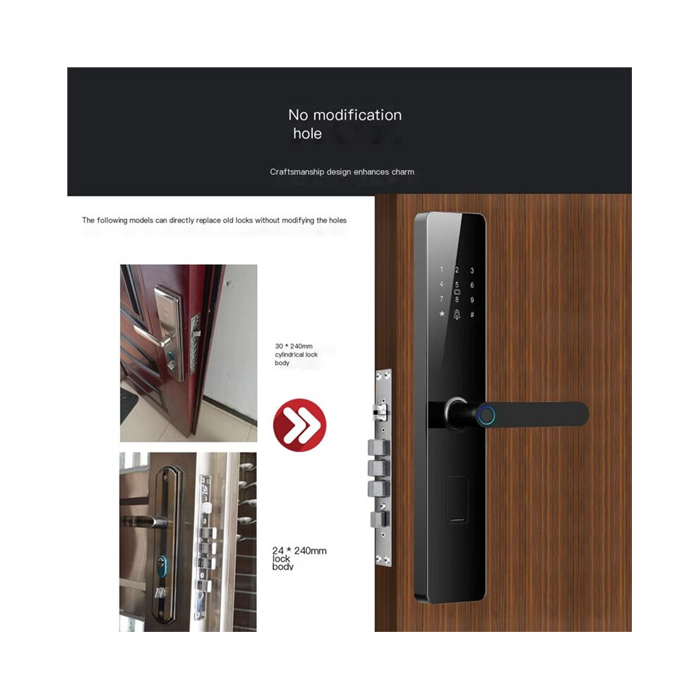 Tt Lock Fingerprint Lock Electric Door Lock With Mirror App Remote Control Access Methods Rfid Card Key Lock 4713740640110