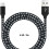 Cable de datos para teléfono móvil compatible con Android, Apple, Huawei, Samsung, cable de carga USB de carga rápida, estilo moderno._M 4