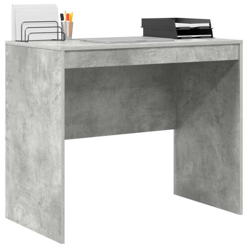 VidaXL vidaXL Desk Concrete Grey 90 x 50 x 76 cm 2