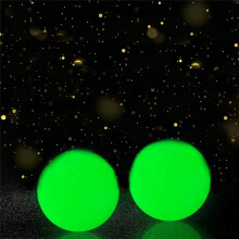 2PCS Night  Balls,Ultra Bright Glow,the Dark   Long Lasting Light   Only Requires UV Light