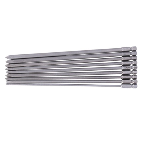 18Pcs 1/4 Inch 200mm Ph1 Ph2 Phillips Magnetic Long Hex   Screwdriver Bits S2 Electric Drill Power Driver Tools 2