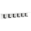VidaXL vidaXL Wall-Mounted Coat Rack Wall-mounted White 60 x 10.5 x 10.5 cm 2