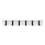 VidaXL vidaXL Wall-Mounted Coat Rack Wall-mounted White 60 x 10.5 x 10.5 cm 5