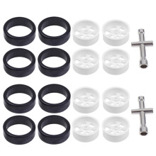 8X K969-01 K969-02 Cubo de Aro de Roda com Pneu para K969 K979 K989 K999 P929 P939 1/28 RC Drift Car Parts