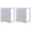 VidaXL vidaXL Access Panels 2 pcs White 20 x 20 cm ABS Plastic 2