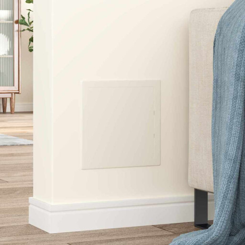 VidaXL vidaXL Access Panels 2 pcs White 20 x 20 cm ABS Plastic 2
