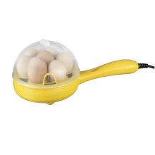 Dampfgarer Aus Edelstahl, Oben zum Dämpfen, Unten zum Kochen, -Eierpfanne für Spiegeleier und Frühstück, US-Stecker
