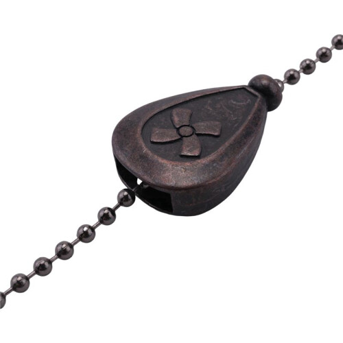 6 StüCk Bronze Deckenventilator Pull Chain Set, Dekorative Fan Pull Chain AnhäNgerverläNgerung, Beleuchtung und Fan Perlen  Fan Pull