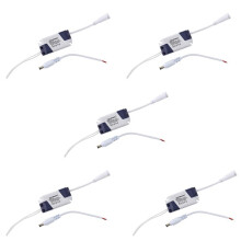 5X AC 90-240V para 9-12V 3W Corrente Constante LED Strip Power Driver Transformador