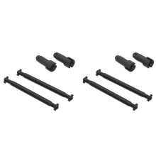 4 Set Bakre Drivaxel Dogbone 45-SJ18 45-SJ17 för XLH Xinlehong 9145 Hosim 9145 1/20 Truck RC Bilreservdelar